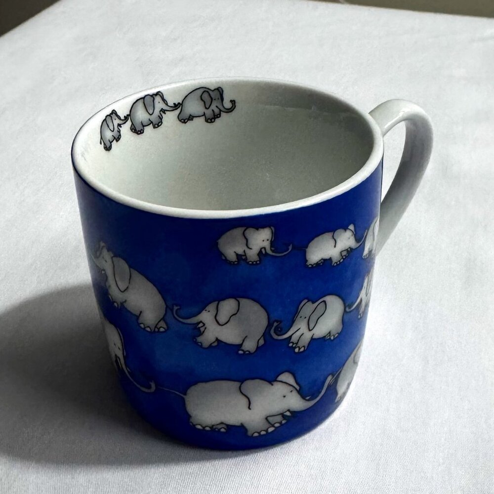 Konitz Animal Stories "Elephants" Espresso Cup (no saucer)